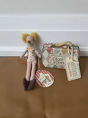 NEW Retired Maileg Circus Stilt Clown Mouse • $192.65