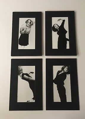 $189 • Buy ROBERT LONGO Men In The Cities 👠 Set Of FOUR Images Matted Frame Ready Vintage.