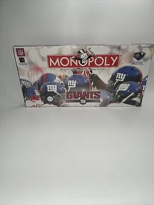 New York Giants Monopoly Board Game NFL Collector's Edition New Sealed • $19.99
