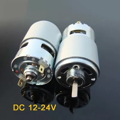 Miniature Large Torque 775 Motor DC12-24V D Shaft Small Electric Motor For Model • $15.65