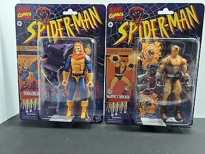 NEW AUTHENTIC Marvel Legends Retro Spider-Man HOBGOBLIN And SHOCKER (2 FIGURES) • $51