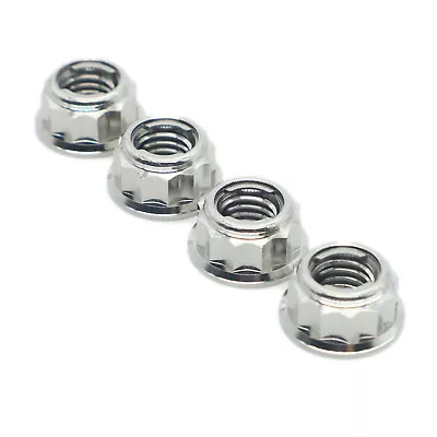 Spekti Titanium M8 M10 Self Locking Metal Insert 12 Points Flange Nuts • $17.21