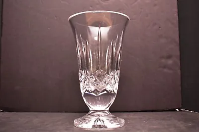 Waterford LISMORE Footed Vase Hand Cut Crystal Flared Vintage Beautiful 8.5 - • $85.71