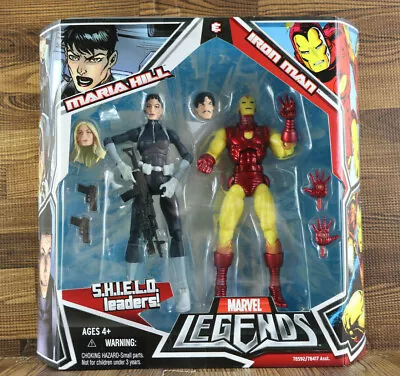 2008 Marvel Legends SHIELD Leaders Maria Hill Iron Man Action Figures • $62