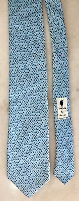 Vineyard Vines Silk Neck Tie Golf Whale Driver Necktie Mens Shep & Ian Martha’s • $12.74