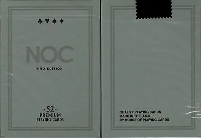 NOC Pro Greystone Marked Playing Cards Poker Size Deck USPCC Custom Limited New • $12.99