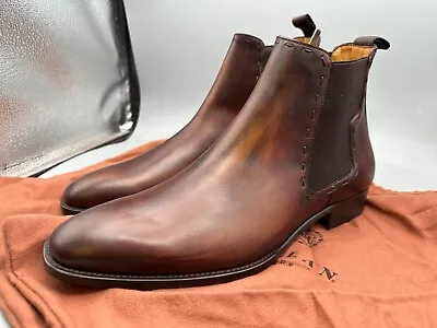 Mezlan Size 10.5 M  Brown  Leather Spain Boots Shoes MEN'S • $159