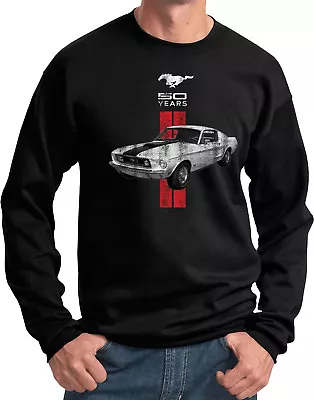 Ford Mustang Sweatshirt Red Stripe 50 Years • $22.49