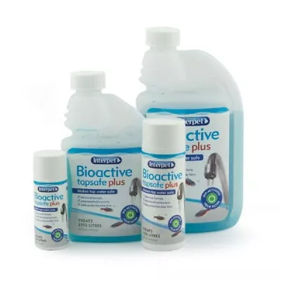 Interpet Bioactive Tap Safe Pluse Chlorine Aquarium Water Conditioner Fish Tank • £7.99