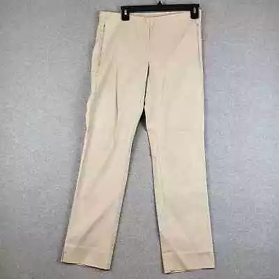 J.Jill Pants Womens 4 Pull On Skinny Slim Essential Cotton-Stretch Chino Beige • $15.49