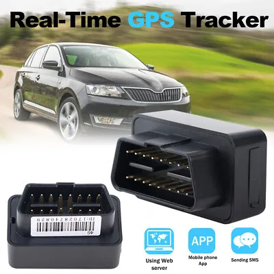 4G OBDII Realtime GPS Tracker LIVE Tracking Locator Vehicle Car OBD2 Mini Device • $49.99