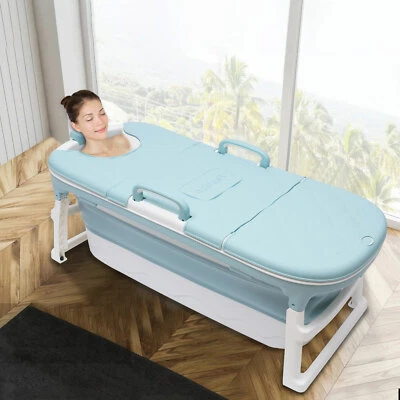 $161.50 • Buy 1.38M Adult Bathtub Portable Shower Seat Collapsible Household Folding Water Tub