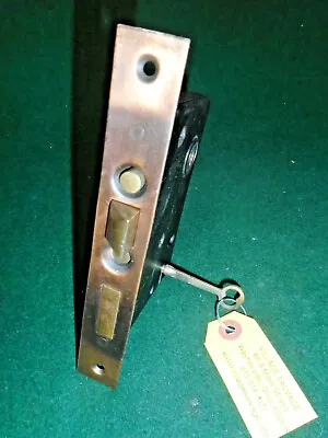 $155 • Buy CHANTRELL TOOL CO. #391 ENTRY MORTISE LOCK W/KEY RECONDITIONED 7  FACE (15162-9)