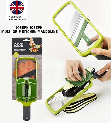 Joseph Joseph Multi-Grip Mandoline -Adjustable Fruit And Vegetable Slicer NEW • £16.89