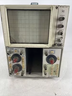 VINTAGE Tektronix 5103N/D10 Oscilloscope 5A18N AND 5B10N Modules POWERS ON • $45.92