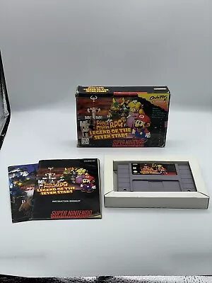 Super Mario RPG Super Nintendo SNES Complete CIB Players Guide • $206.99