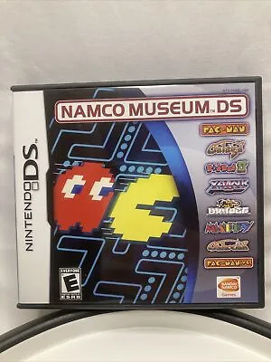 Nintendo DS Namco Museum DS Complete  Manual Game TESTED Pacman 2007 • $7.19