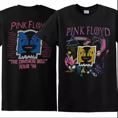 Vintage 1994 Pink-Floyd T-Shirt The Division Bell Tour Concert Rock Band Music • $19.94