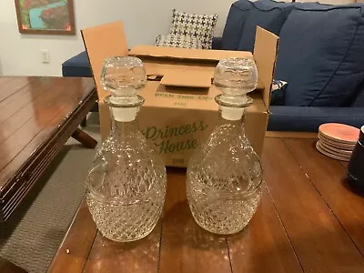 Princess House - Set Of 2 Vintage Decanters NIB • $5