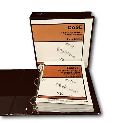 $43.97 • Buy Case 580D Tractor Loader Backhoe Parts Manual Catalog Book Schematics Assembly