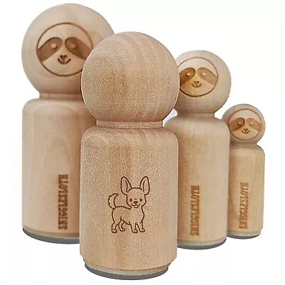 Chihuahua Standing Dog Rubber Stamp For Stamping Crafting Planners • $5.99