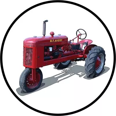 B.F. Avery Tractor NEW Metal Sign 28  Dia. Round AMERICAN STEEL  • $129.88