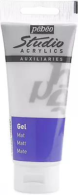 £5.84 • Buy PEBEO 100 Ml Studio Acrylics Mediums Matt Gel, Transparent, 524210