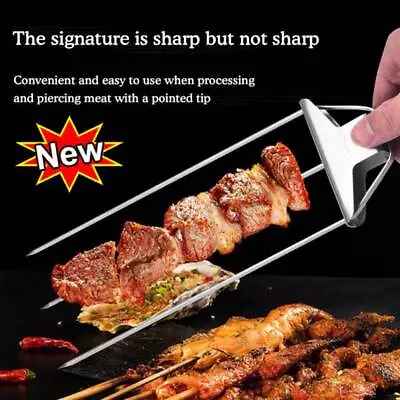 Grilling Savant 3 Way Skewers Metal Skewers For Grilling -NEW* • £11.72