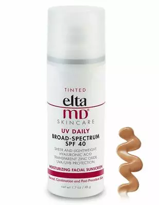 EltaMD Skincare UV Daily Broad-Spectrum SPF 40 TINTED 1.7 Oz 50 ML EXP 1/2025 • $27.99