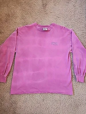 Vintage Hyper Color Longsleeve Shirt Large Pink • $40