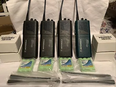 X4 Motorola Sport 10X UHF GMRS Radios Talkabout Distance Handi-Com Prepper Hunt • $250