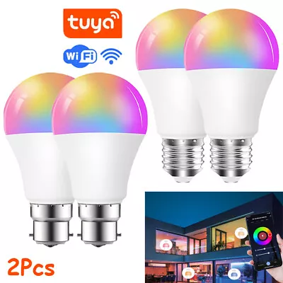 WiFi RGB Smart LED Light Bulb For Apps By IOS Android Amazon Alexa Google Home • $25.36