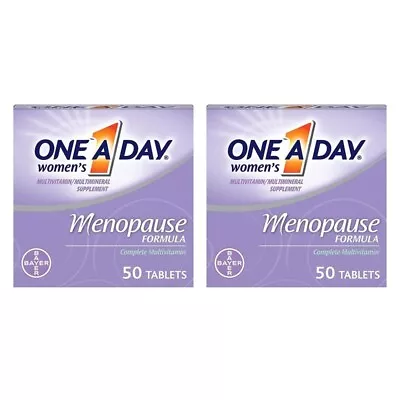 ONE DAY Women's Menopause Multivitamin 50 Tablets 2 Packs ONE A DAY Women's  2ea • $137.71