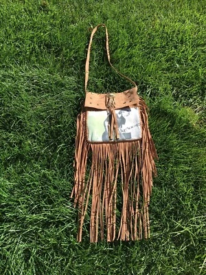 £34.76 • Buy Boho Hippie Suede Leather Fringe Bag KEITH URBAN Singer Accent