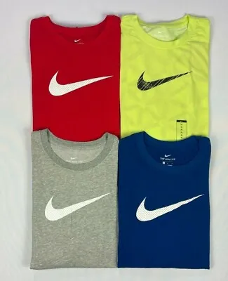 Men's Nike Dri-Fit Long Sleeve Shirt Swoosh Shirt • $23.99