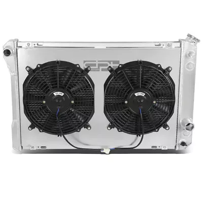 For 82-92 Camaro/Firebird Trans Am V8 Three Row Aluminum Radiator+Fan Shroud • $172.88