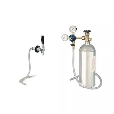 Homebrew Keg Kit *NEW* 5 Gal. Ball Lock Keg CO 2 Tank Regulator Shank Faucet • $239.99