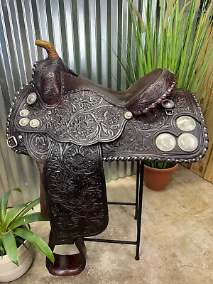 15  Vintage BILLY ROYAL Silver Conco Western Show Saddle ~ AMAZING!!! • $695