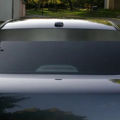 Matte Black Front Windshield Sun Visor Decal Car Sticker Banner Vinyl Graphic  • $14.30