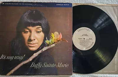 Buffy Sainte-Marie It’s My Way! LP 1964 Vanguard VRS-79142 Vinyl Record Folk Uni • $5.95