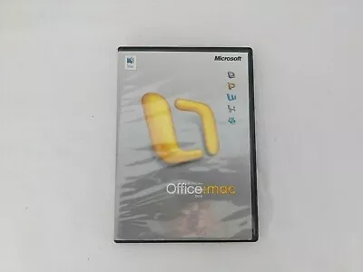 Microsoft Office Mac 2004  W/ Product Key Pre Owned • $15.98