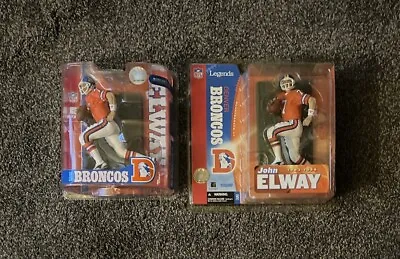 John Elway Denver Broncos McFarlane NFL Legends Lot Of 2 • $25