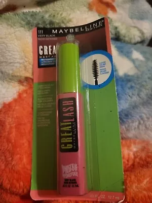 Maybelline Great Lash Waterproof Mascara - Very Black • $6.99