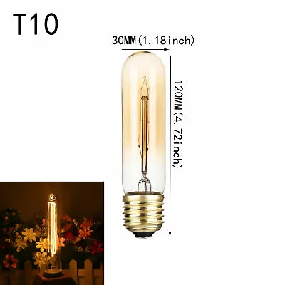 220V Vintage Industrial Retro Edison Bulb E27 40W Filament Light Deco Lamp S • $1.65