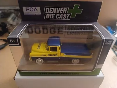Denver Die-Cast 1:48 Scale 1957 Dodge Sweptside Truck - SUNOCO - New • $15.99