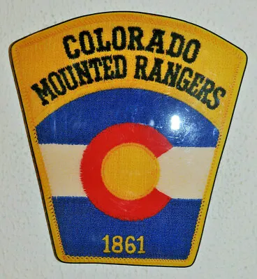 £40 • Buy Large Colorado Mounted Rangers Wall Plaque Shield Crest Badge USA US Police