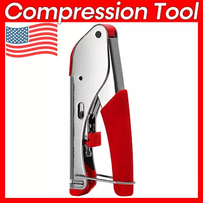 F-Type Coaxial Cable Crimper RG59 RG6 Universal Compression Tool Connector CCTV • $13.99