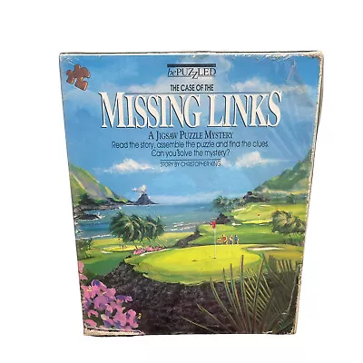 Be Puzzled The Case Of The Missing Links Jigsaw Puzzle Mystery C. King NEW • $23.79