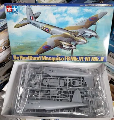 De Havilland Mosquito FB Mk.VI/NF Mk.II TAMIYA 1/48  Plastic Model Kit 61062 • $23.90