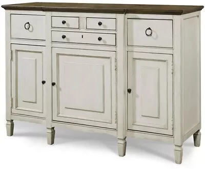 Serving Buffet Sideboard UNIVERSAL SUMMER HILL Driftwood Cotton White Maple 3 • $3399